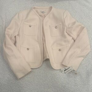 NWT Bar III Ivory Textured Jacket